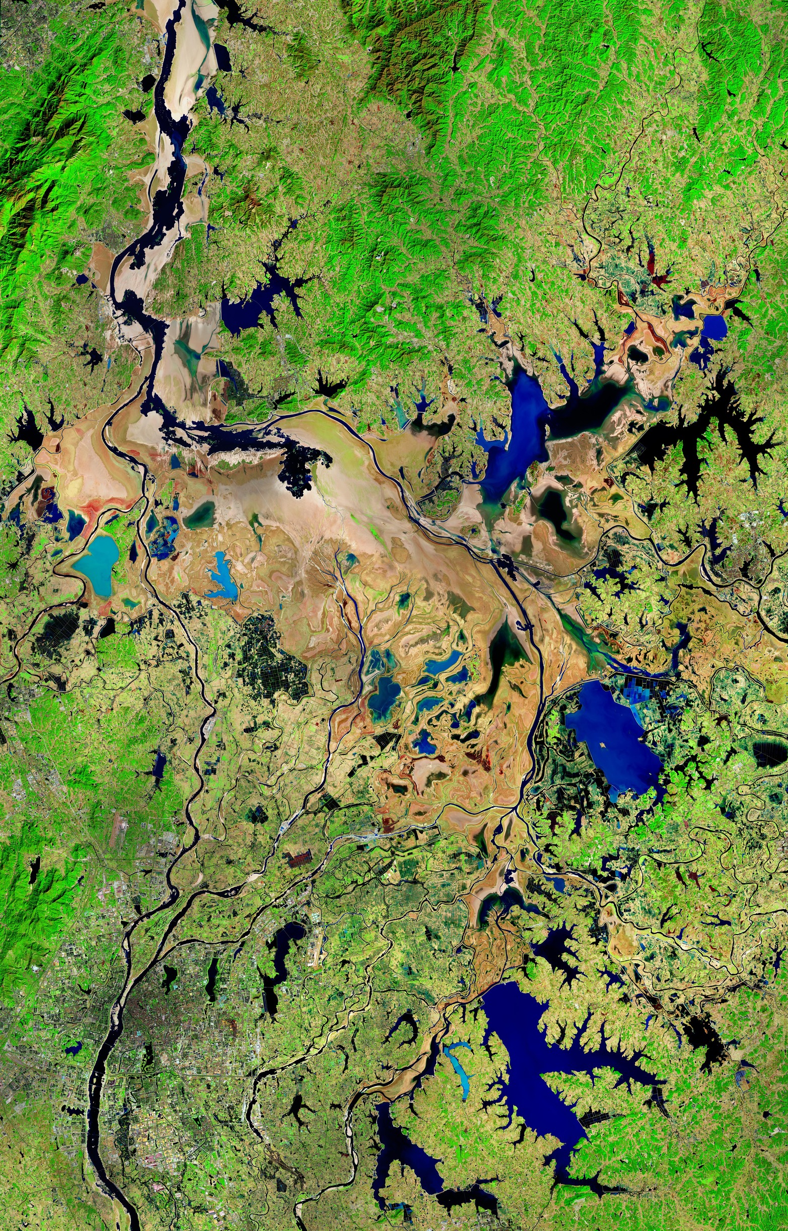 ESA - Immagine della settimana:  Lago Poyang, China (05 marzo 2023)